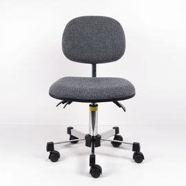 Chiny Ergonomiczne krzesła ESD z 3 lub 2 poziomami regulacji Szary materiał Krzesło podnoszące z kółkami fabryka