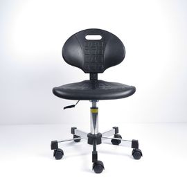 Chiny Czarna pianka poliuretanowa Statyczne krzesło biurowe Ergonomiczne grzybowe ślizgi Powierzchnia fabryka