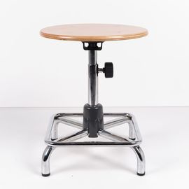 Dopasuj ergonomiczny stołek roboczy do prac wysokościowych Czworonożna podstawa ze stali chromowanej