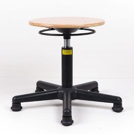 Ergonomiczny stołek roboczy wzmocniony nylonem z czarnym płaszczem proszkowym pneumatycznym
