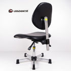 Ergonomiczne krzesła ESD w kolorze czarnym lub niebieskim ze skóry PU Duże siedzenie Trzy poziom regulacji dostawca