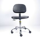 Krzesła do pomieszczeń czystych z poliuretanu ESD Łatwe do czyszczenia Regulowana wysokość Czarny kolor dostawca