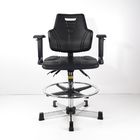 Obrotowe / obracające się o 360 stopni ergonomiczne krzesła ESD 350lb do stołu laboratoryjnego High Lab dostawca