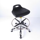 Hydrauliczne obrotowe krzesła obrotowe ESD do pomieszczeń czystych z antystatycznym poliuretanowym siedziskiem dostawca