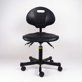 Chiny Ergonomiczne krzesła laboratoryjne z czarnej pianki poliuretanowej z podłożem antypoślizgowym fabryka