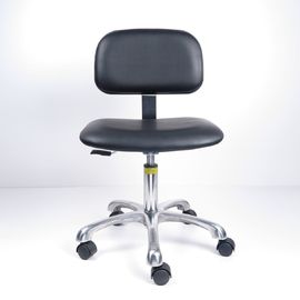 Bezpyłowe ergonomiczne stołki do pomieszczeń czystych, stosowane w laboratoriach / środowiskach technicznych
