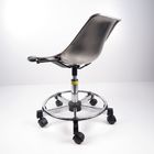Srebrne ergonomiczne krzesła laboratoryjne 201 Stal nierdzewna do pomieszczeń czystych / laboratorium dostawca