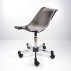 Srebrne ergonomiczne krzesła laboratoryjne 201 Stal nierdzewna do pomieszczeń czystych / laboratorium dostawca