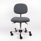 Ergonomiczne krzesła ESD z 3 lub 2 poziomami regulacji Szary materiał Krzesło podnoszące z kółkami dostawca