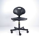 Czarna pianka poliuretanowa Statyczne krzesło biurowe Ergonomiczne grzybowe ślizgi Powierzchnia dostawca