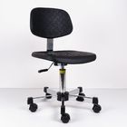 Wytrzymałe przewodzące ergonomiczne krzesła antystatyczne z antystatycznego poliuretanu dostawca