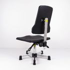 BIFMA X5.1 Wygodne, ergonomiczne krzesła ESD w czarnym poliuretanie dostawca