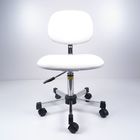 Czarne krzesła ergonomiczne ESD Cleanroom 360 obrotowe regulowane wysokości PU Vinyl dostawca
