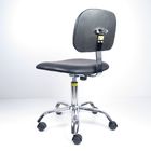 Antystatyczne ergonomiczne krzesła laboratoryjne Sztuczna skóra z czarną plastikową osłoną dostawca