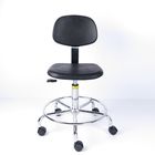 Ergonomiczne krzesła laboratoryjne z ruchomymi kółkami, formowane, samoskórujące z pianki PU o wysokiej gęstości dostawca