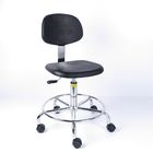 Ergonomiczne krzesła laboratoryjne z ruchomymi kółkami, formowane, samoskórujące z pianki PU o wysokiej gęstości dostawca