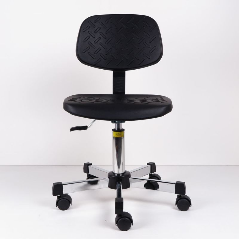 Wytrzymałe przewodzące ergonomiczne krzesła antystatyczne z antystatycznego poliuretanu dostawca