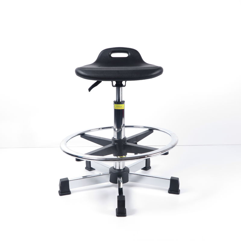 Przemysłowy ergonomiczny stołek laboratoryjny Krzesło Antystatyczna pianka PU dla pracownika fabryki dostawca